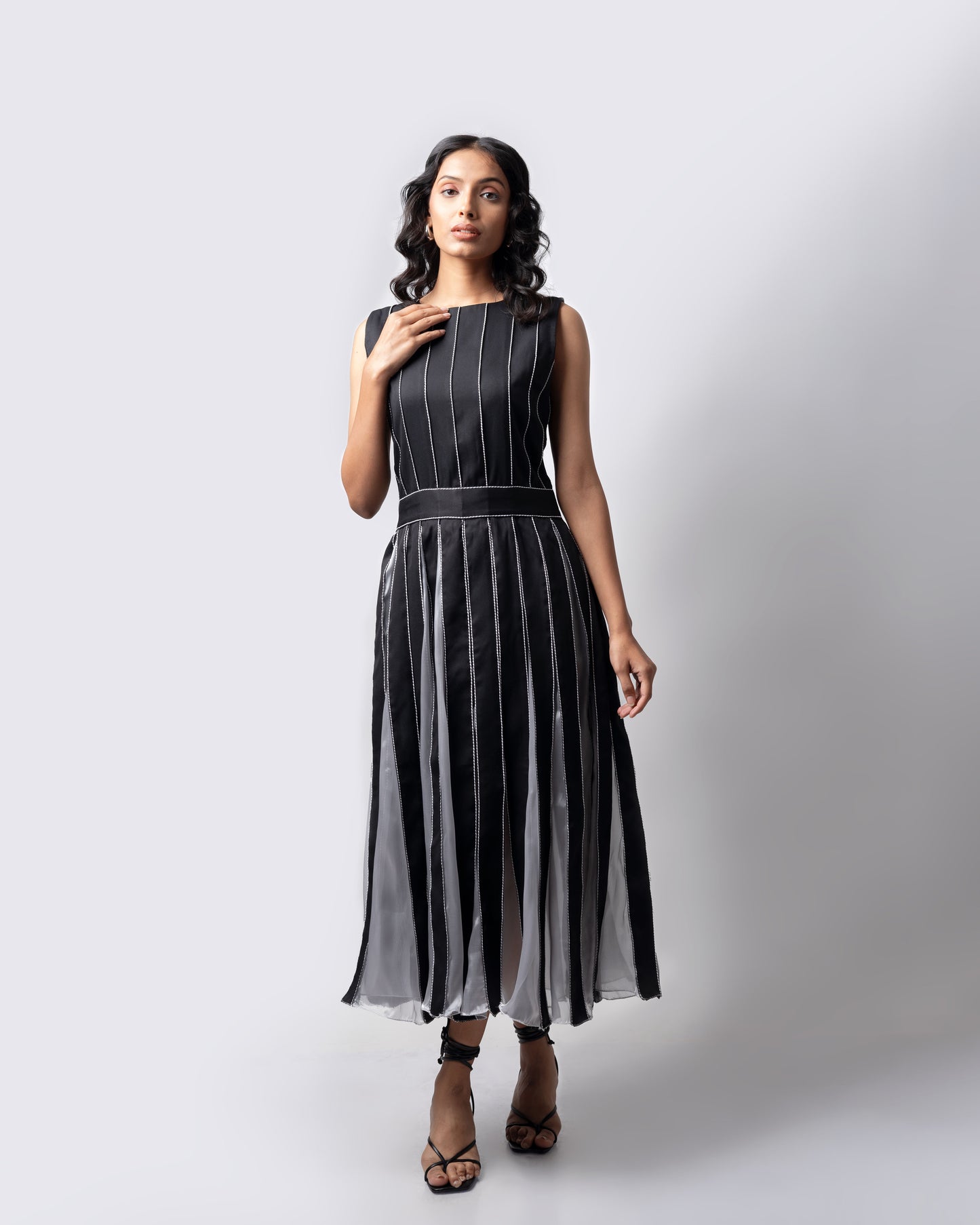 SIYAH MIDI DRESS