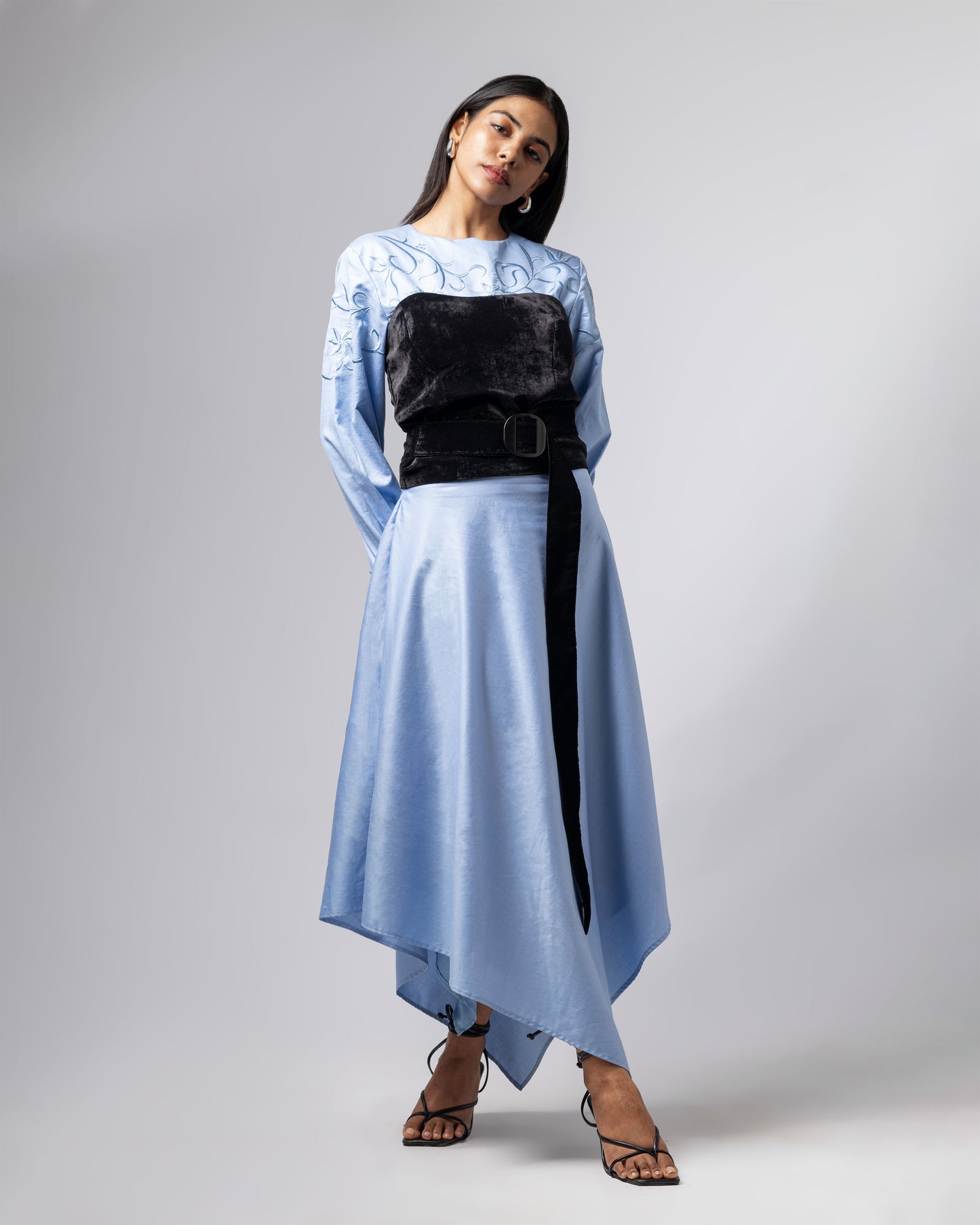CAMELLIA DRESS WITH CORSET