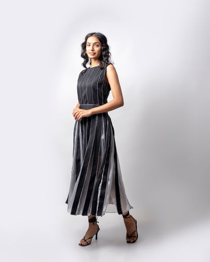 SIYAH MIDI DRESS
