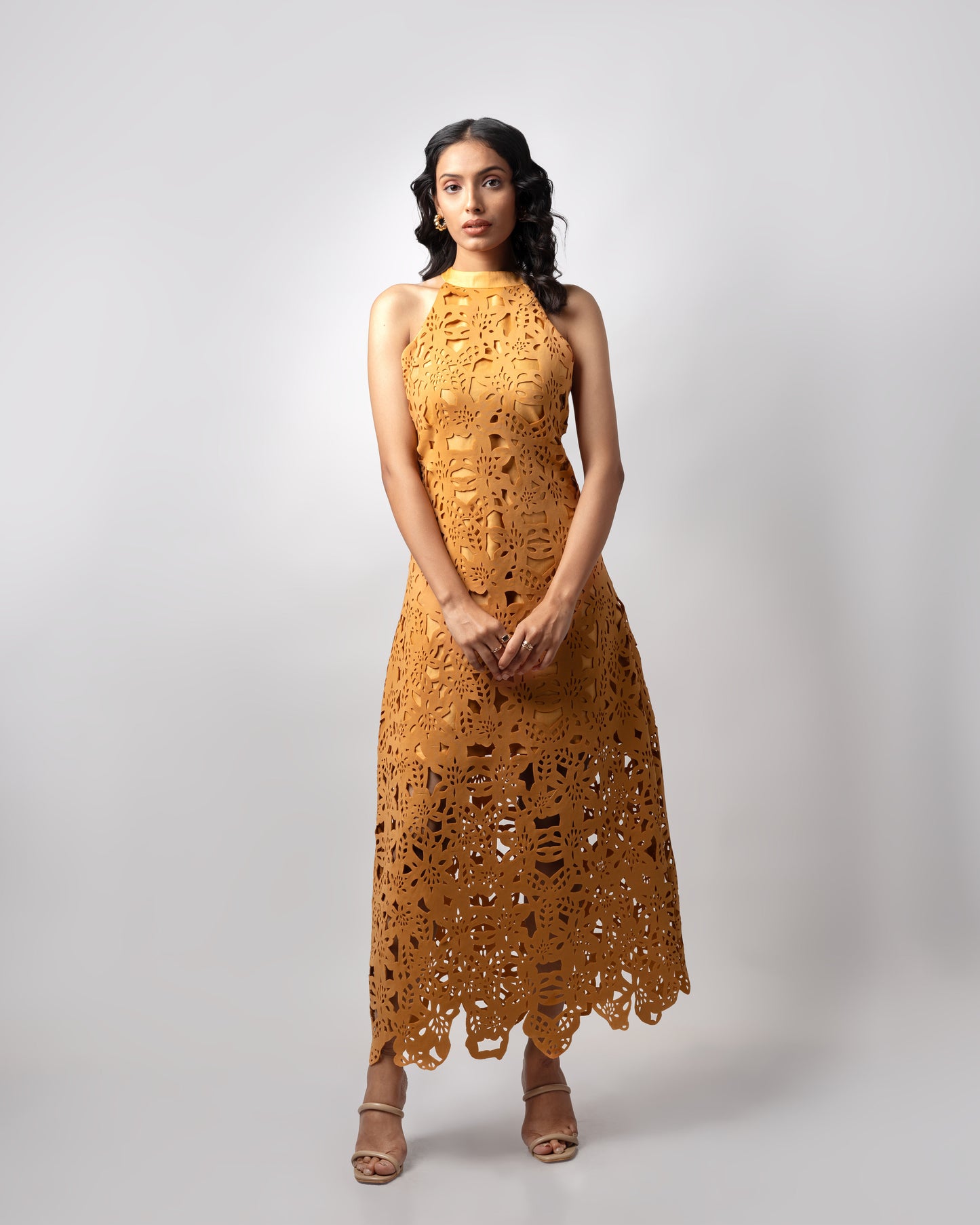 ZINNIA HALTERNECK DRESS